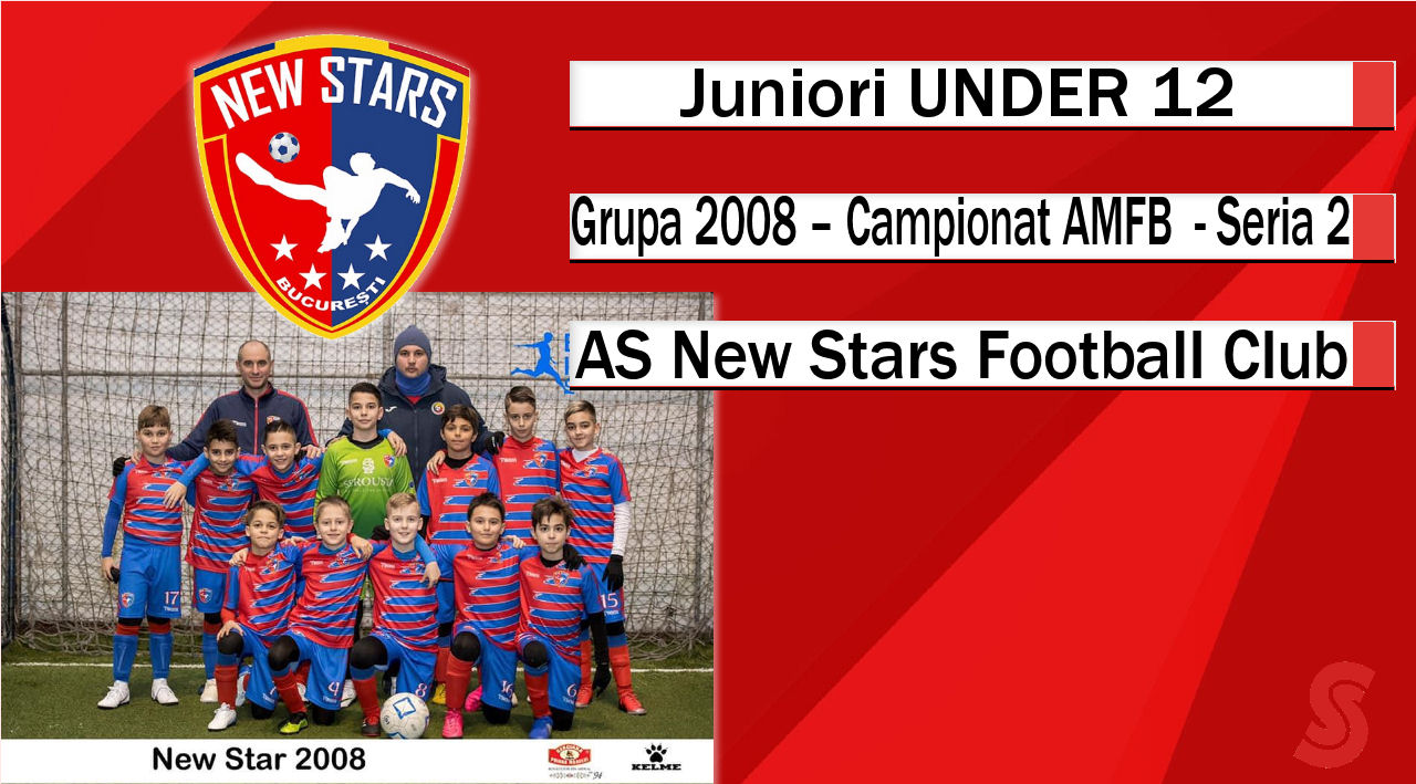 AS New Stars Football Club – Juniori U12 – Evoluții bune și o creștere evidentă!
