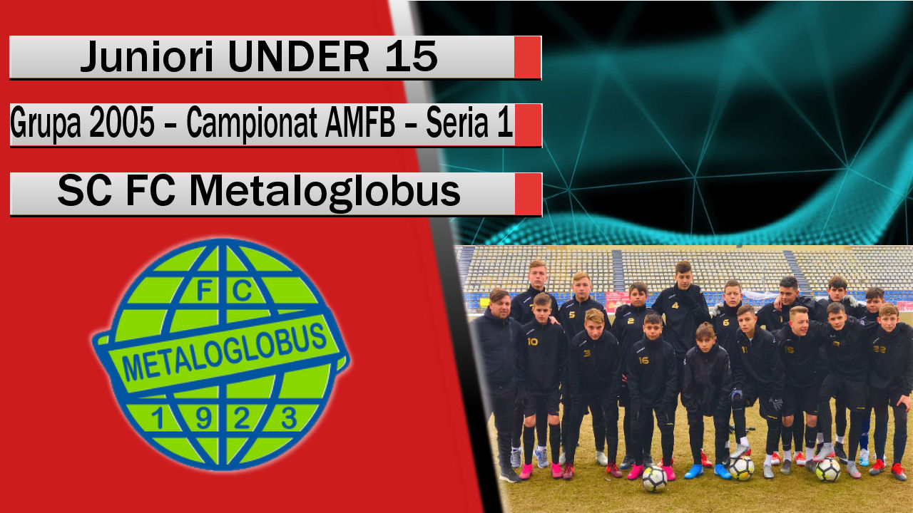 SC FC Metaloglobus – Juniori U15 – Puține goluri, în echilibru!